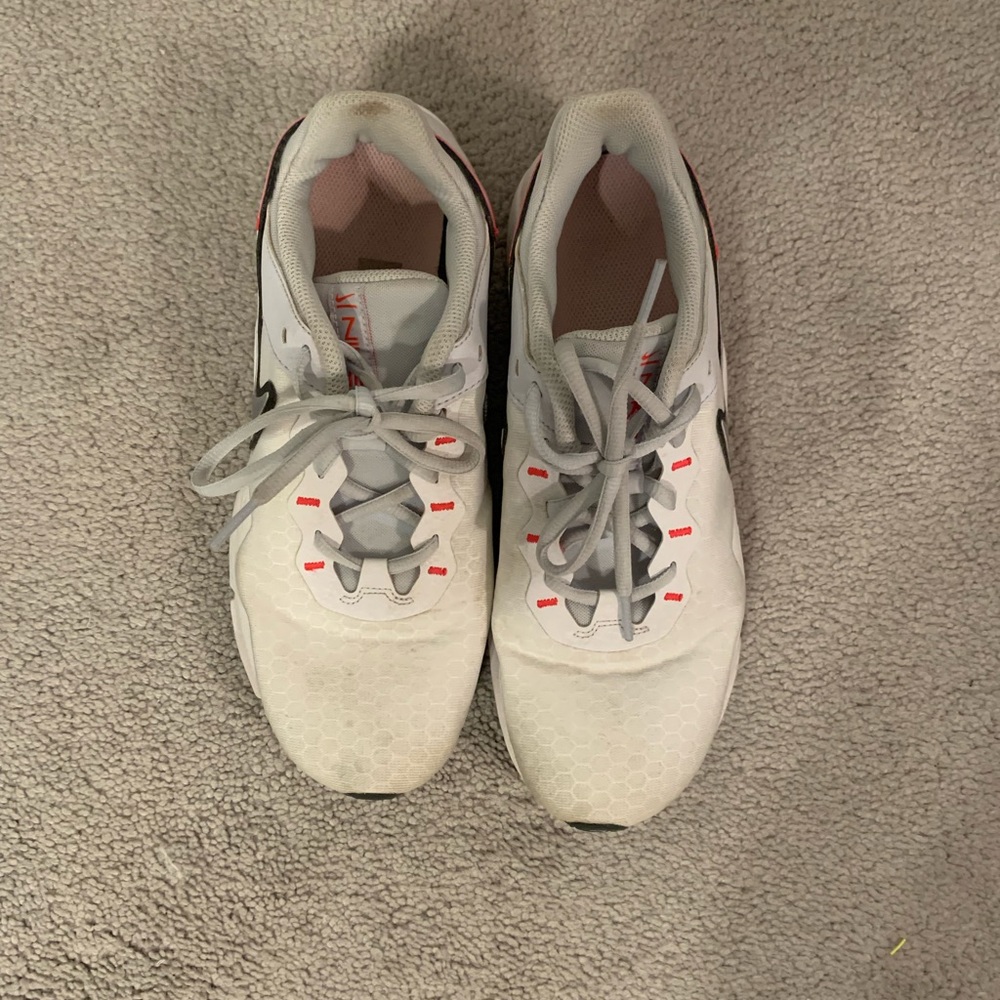 Nike Pink & White Tennis Shoes